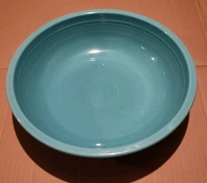 Fiesta HLC USA Extra Large 13" Serving Bowl Pasta Salad Bowl - Turquoise - Picture 1 of 3