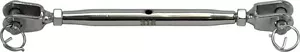 Turnbuckles, 6 x 10mm 316g Stainless Steel Jaw - Jaw Rigging Screws - Picture 1 of 2