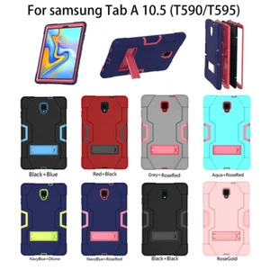 For Samsung Tab A 10.5'' T590 T595 Case,Hybrid Heavy duty Shockproof Cover - Picture 1 of 64