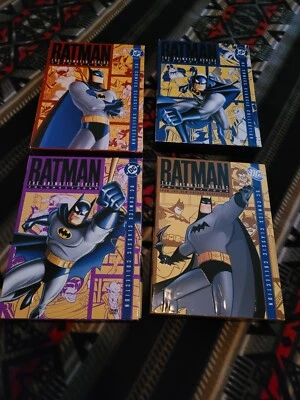 Batman the Animated Series Vol 1-4 DVD Box Sets Lot Warner Bros, DC Primo FL - Image 1 of 4