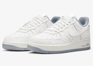 Nike Air Force 1 Low '07 White Python Trainers Shoes 44 US 10 DX2678-100 White - Picture 1 of 8