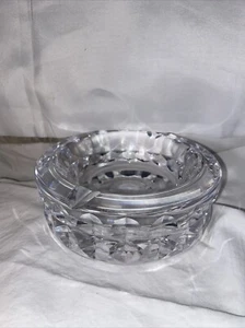 Vintage Crystal Glass Ashtray KOSTA BODA Sweden by WARFF 76154 Signed - Picture 1 of 8