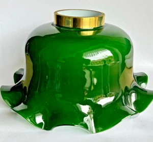 Lampenglas, Petroleumlampe, Opalglas, Leuchtenglas, Vestaschirm, Ø 320 mm,Ø 82mm - Bild 1 von 4