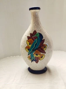 Vase Art Déco Keramik Emaille Von Longwy - Picture 1 of 17