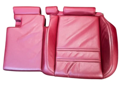 2019-2023 PORSCHE CAYENNE REAR SEAT LEFT SIDE LOWER LEATHER RED CUSHION OEM - Image 1 of 4