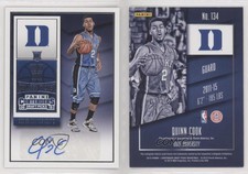 2015-16 Panini Contenders Draft Picks College Ticket Variation Quinn Cook Auto