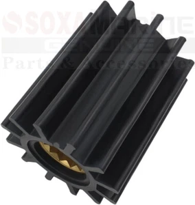 Impulsor de bomba de agua 18-45714 para Yanmar F75B Marine 119574-42550 119574-42552 - Imagen 1 de 3
