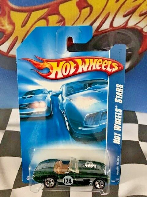 Hot Wheels 2008 Stars Web Trading Cars 7/24 083 1953 Austin-Healey GREEN 5SP - Image 1 of 1