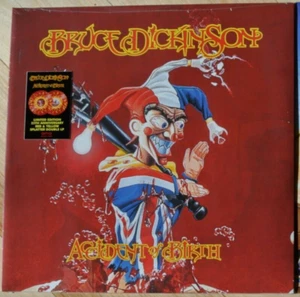 BRUCE DICKINSON Accident Of Birth 2-LP Ltd Edition Red Yellow Vinyl - Picture 1 of 3