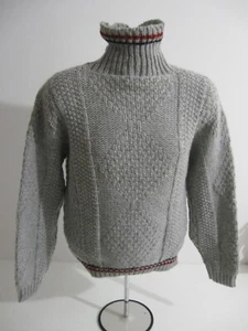 Vintage Wollkodel von Campus 60er Jahre gestrickter Rollkragenpullover sehr guter Zustand Made in USA - Bild 1 von 7