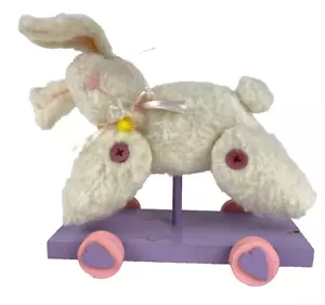 Giocattolo vintage peluche coniglio - Foto 1 di 7