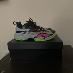 Size 7 - Jordan One Take 3 Wolf Grey Pink Prime - Picture 1 of 11