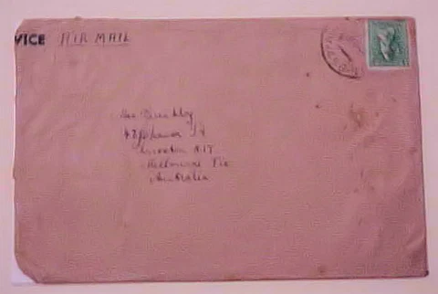 AUSTRALIA  APO #496 in 1946 Cover