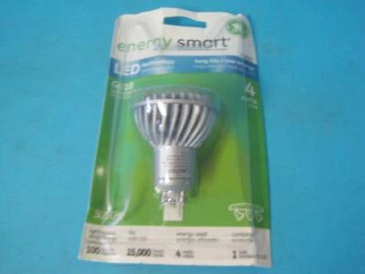 GE Energy Smart 75625 LED GU10 3050K narrow flood light bulb 4 watt 100 lumens - Image 1 of 4