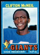 1971 Topps Clifton McNeil B Football Cards #15
