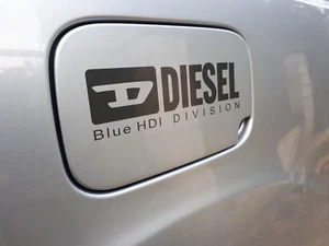 Sticker DIESEL Blue HDI Division Peugeot 308 208 Partner Expert 16,5cm x 5cm - Imagen 1 de 3