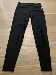Reebok Leggings Size Medium 10-12 Youth Girls Play Warm Black - Picture 1 of 4