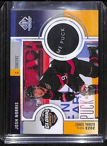 2024-25 SP Game Used 2023 NHL Global Series Puck Relics Josh Norris - Picture 1 of 2