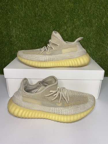 Sneakers da uomo bianche Adidas Yeezy 350 Natural Boost V2 taglia 8 5 2020 FZ5246