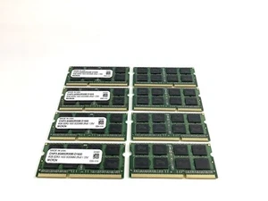 8GB PC3 DDR3-1600 1.35V Laptop SODIMM Memory RAM Micron - LOT of 8x - Picture 1 of 2