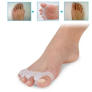 2x distanziatore dita dei piedi in silicone gel protezione balle piede infradito nuovo ~ - Foto 1 di 7