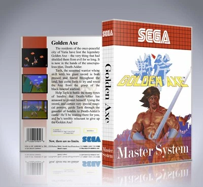 Sega Master System Case - NO GAME - Golden Axe - Image 1 of 3