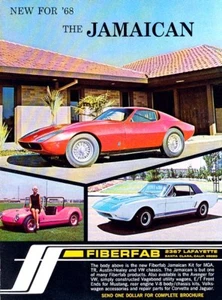 1968 Fiberfab Jamaican Original Advertisement Print Art Car Ad J390 - Picture 1 of 1