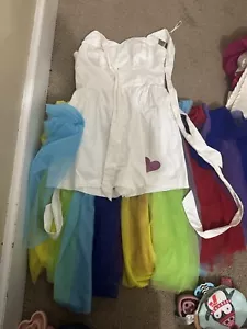 Pagliaccetto Top Disney Dress Shop Inside Out Halter con Gonna Rimovibile Donna Piccolo Nuovo con etichette - Foto 1 di 4