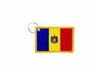 Porte cle cles clef brode patch ecusson badge drapeau moldavie moldave