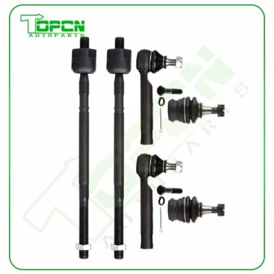 6set Inner Outer Tie Rod Ends Lower Ball Joints Fits 1998-02 03 04 Subaru Legacy - Image 1 of 4