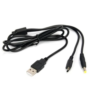 4ft 2 In 1 USB Data Charging Cable Charge Cord For PSP1000 PSP2000 PSP3000 - Picture 1 of 8