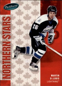 2005-06 Parkhurst Lightning Hockey Card #580 Martin St. Louis NS
