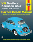 VW Beetle 1200 and Karmann Ghia 1954-1979 Haynes Manuals