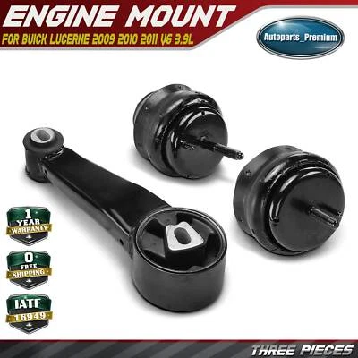 3pcs Engine Motor & Torque Strut Mount for Buick Lucerne 2009 2010 2011 V6 3.9L - Image 1 of 4