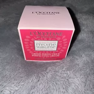 L'OCCITANE Pivoine Sublime PERFECTING CREAM 1.7 Oz Full SIZE NEW IN BOX - Picture 1 of 3