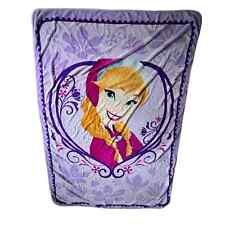 Disney's ( Purple) Frozen Ana Heart Throw Blanket 85×60