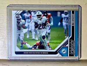 De'Von Achane 2023 Panini NFL Rookie Football #5 Card 1 of 201 Dolphins - Picture 1 of 2