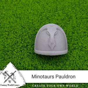 Minotaurs Chapter MKIV Shoulder Pad for McFarlane Toys Battle Brother Marines - Picture 1 of 4