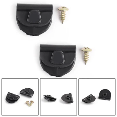 2 pieces Battery Left Side Cover ABS Clips Fits Sportster 04-18 XL883 XL1200 US- Foto 1 de 4