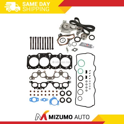Juego de juntas de culata Kit de correa de distribución Bomba de agua Ajuste 97-01 Toyota Camry 5SFE Foto 1 de 4