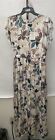 Peserico S02479 Women's Multicolor Sleeveless Floral Dress Choose Size 