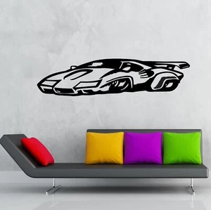 Wall Stickers Vinyl Decal Sport Car Garage Race Speed (ig896)  - Picture 1 of 3
