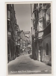 Austria, Kurort Hall, Tirol, Schlossergasse RP Postcard, B361 - Picture 1 of 1