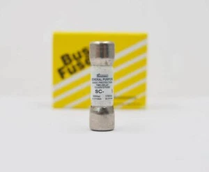 Pack of 10 Bussmann SC-35, 35 Amp (35A) Time-Delay Class G Melamine Tube, 600V U - Picture 1 of 1