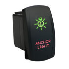 ANCHOR LIGHT 6M11GR Rocker Switch 12V waterproof marine dual LED green red ON...