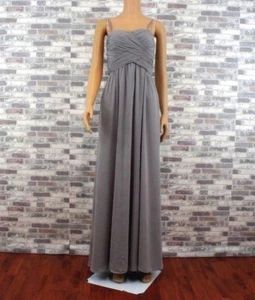 RALPH LAUREN DAMEN ABEND BALL FEST MAXI KLEID EISGRAU 34 NEU - Bild 1 von 12