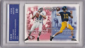 Tom Brady Rookie Card Gem Mint (10) RC New England Patriots 2000 Football BV$$ - Bild 1 von 1