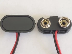 20 Stück 9V 9 Volt Batterie Stecker Clip Snap On Stecker Halter Hartschale - Bild 1 von 2