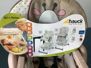 Hauck Sit n Relax Kinderhochstuhl mit Wippe sehr guter Zustand - Bild 1 von 3