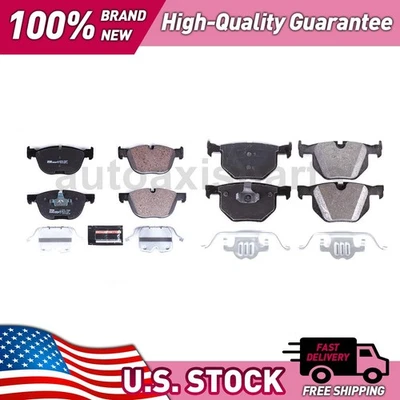 Juego de 2 pastillas de freno de disco Power Stop delanteras traseras para BMW X5 2007-2015 Foto 1 de 2